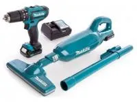 Аккум. дрель-шуруповерт MAKITA DF 331 DWYE в кор. + пылесос CL106FDZ