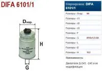Фильтр топливный 6101/1